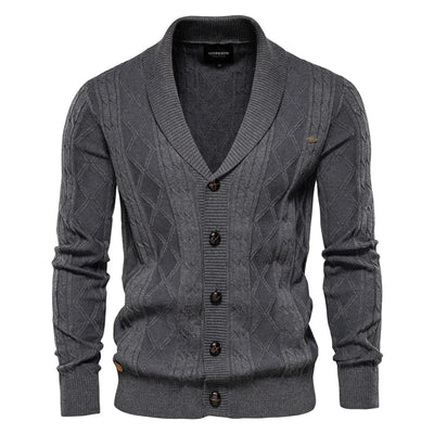 Janusz - Knopfleiste Strick Jacke