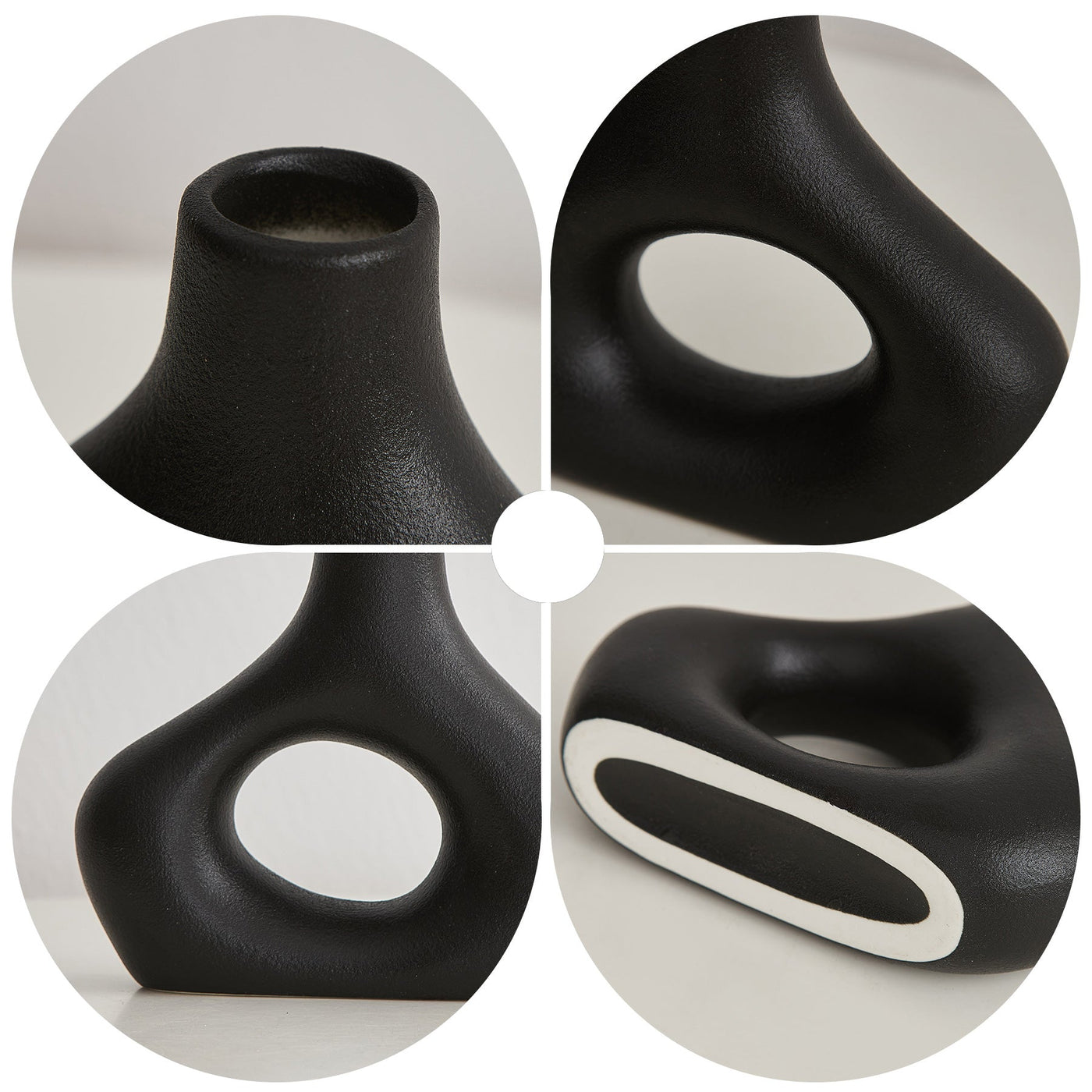 Orbiform Keramikvase – Modernes minimalistisches rundes Design