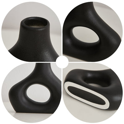 Orbiform Keramikvase – Modernes minimalistisches rundes Design