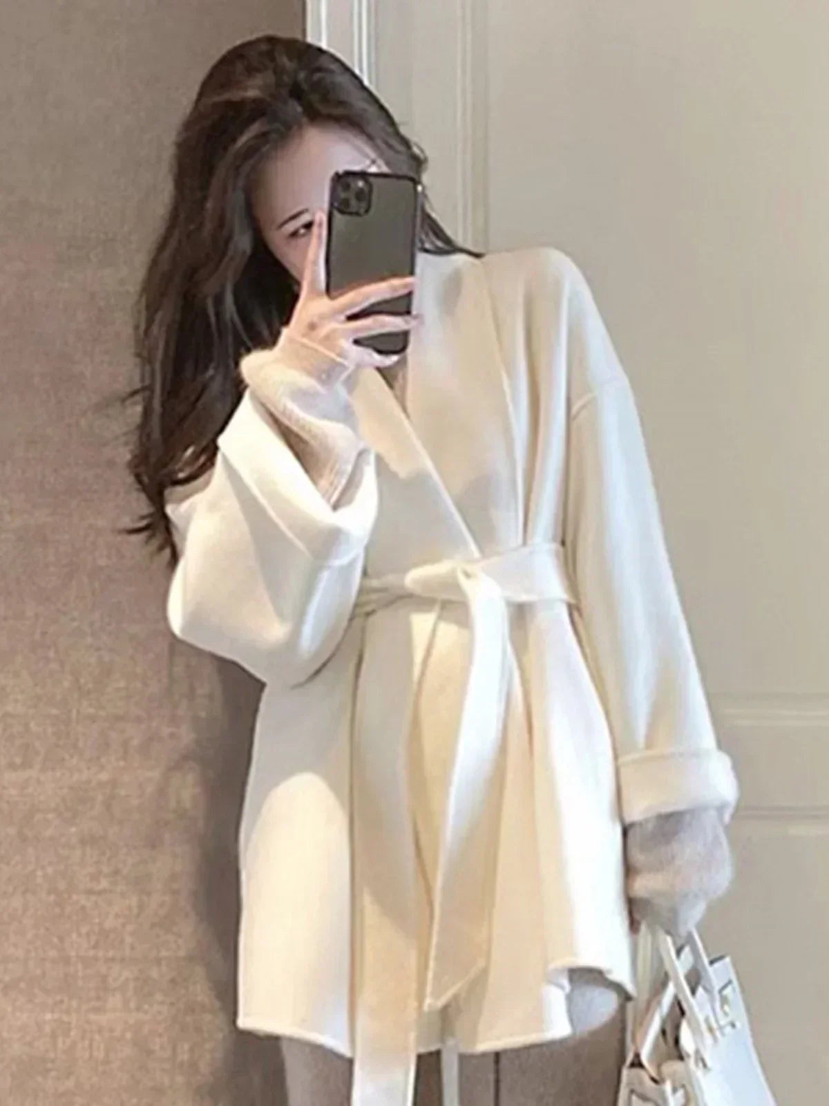 Serenya | Lange Wolljacke