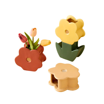 Nordic Bloom Vase – Lebendiges dekoratives Akzent