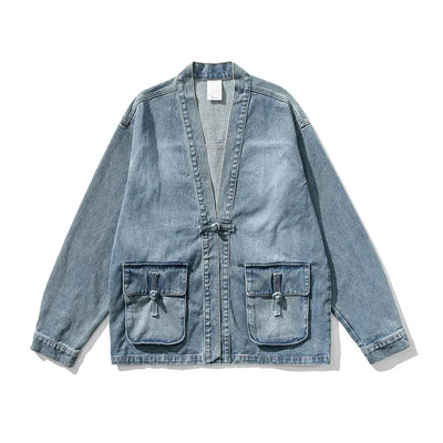 CECANIA - KIMONO-JACKE AUS DENIM