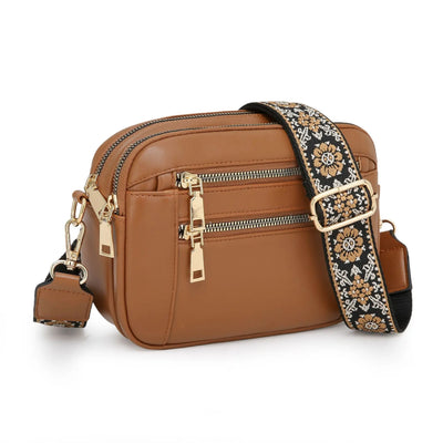 Violett | Finsk PU Leder Schultertasche