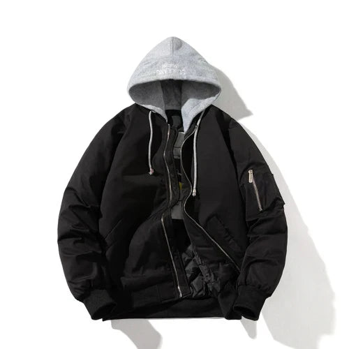 Urban | Modern Bequemer Pilot Bomber Herrenjacke