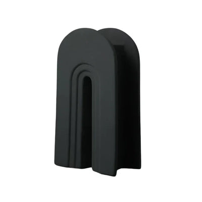 GeoSculpt Handgefertigte Keramikvase – Modernes Geometrisches Design