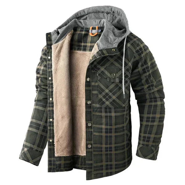 Efrem | Checked Warmth Layer Herrenjacke