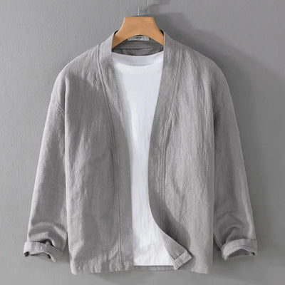 CRISTOPH - LEINEN CARDIGAN