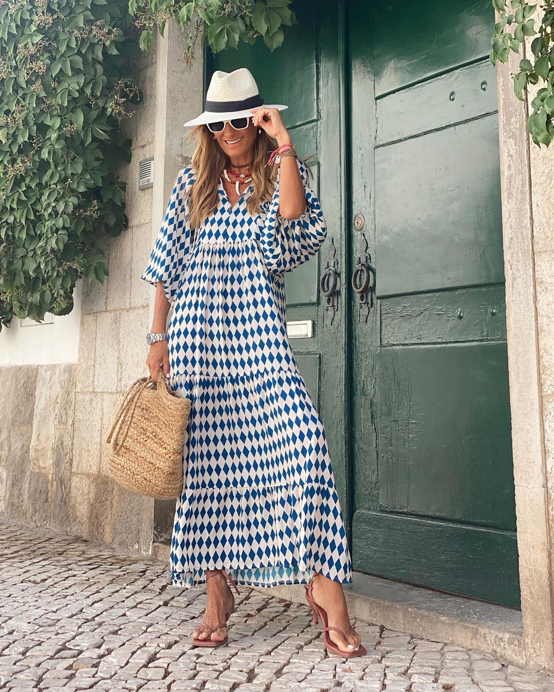 Esme -  Elegantes Boho Maxikleid