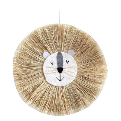 NordicWild Handgewebter Wandteppich – Skandinavisches Tiermotiv