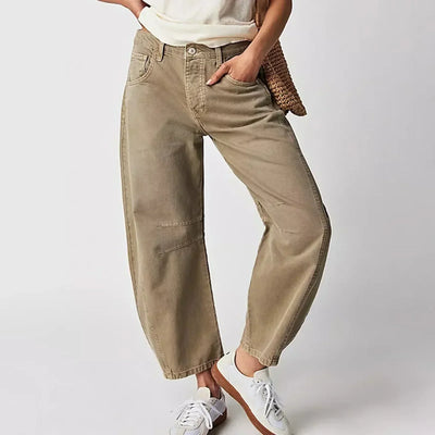 Jeans mit weitem Bein für Damen