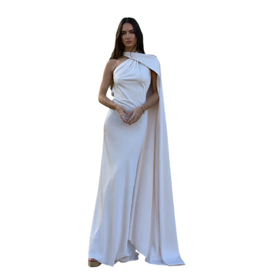 Elégance Nocturne – Elegantes Cocktailkleid mit Bindenausschnitt und offenem Rücken