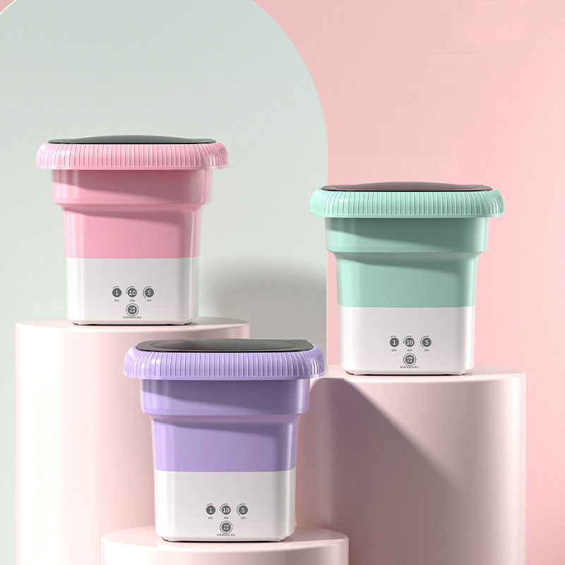 AquaFold Mini Waschmaschine – Kompakte, zusammenklappbare Waschmaschine für einen smarten Lebensstil