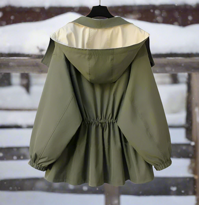 Modische, übergroße Jacke, kontrastreich, bequem, vielseitig für Damen