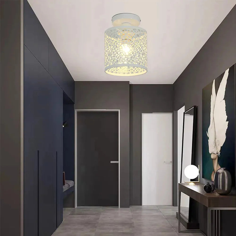 IronGlow – Industrielle Loftlampe mit offenem Rahmen im Vintage-Stil