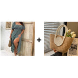 Grün + Woven bag