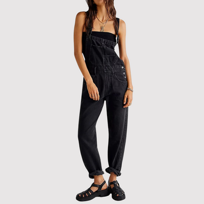Gracie - Trendiger Denim-Overall für FrauenDunkelrosa