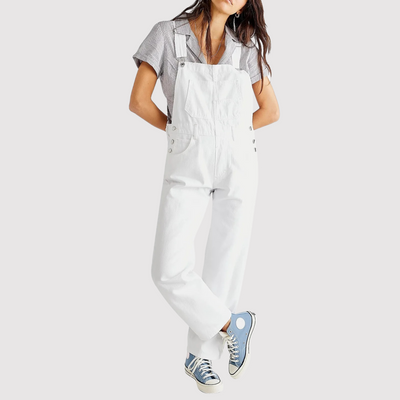 Gracie - Trendiger Denim-Overall für FrauenDunkelrosa