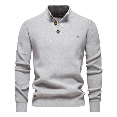 Szczerba - Pullover Mit Knopf Gestaltung