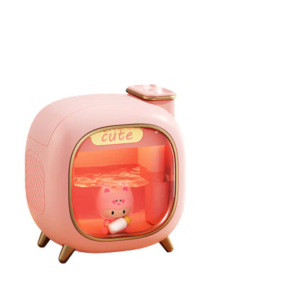 MistJoy Mini-Luftbefeuchter – Doppelsprüh-Diffusor mit sanftem Ambientelicht