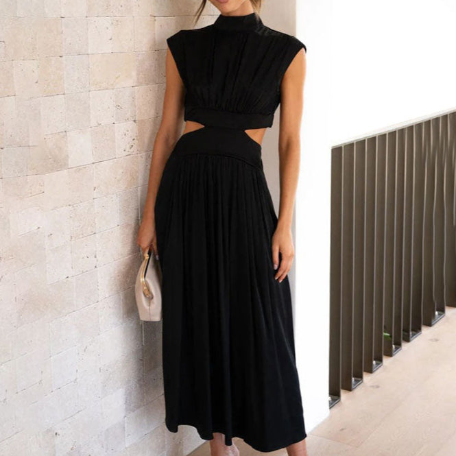 Delilah - Glamouröses und stilvolles Kleid mit Ausschnitt in der Taille für Frauen