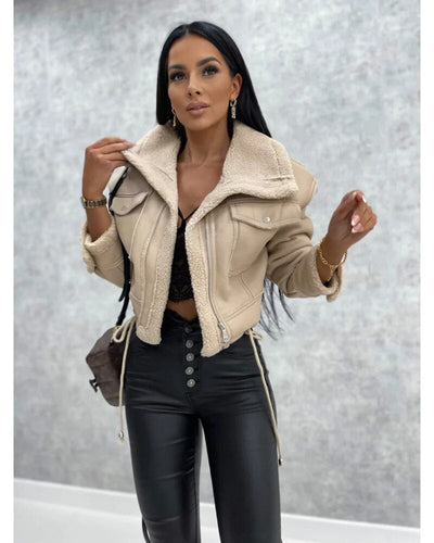 Zara - Luxuriöse Lederjacke