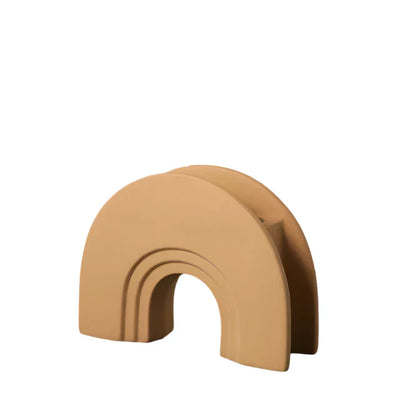 GeoSculpt Handgefertigte Keramikvase – Modernes Geometrisches Design