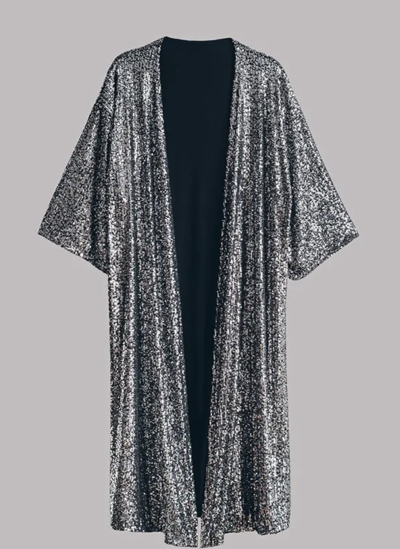 Viola - Modischer Pailletten-Cardigan