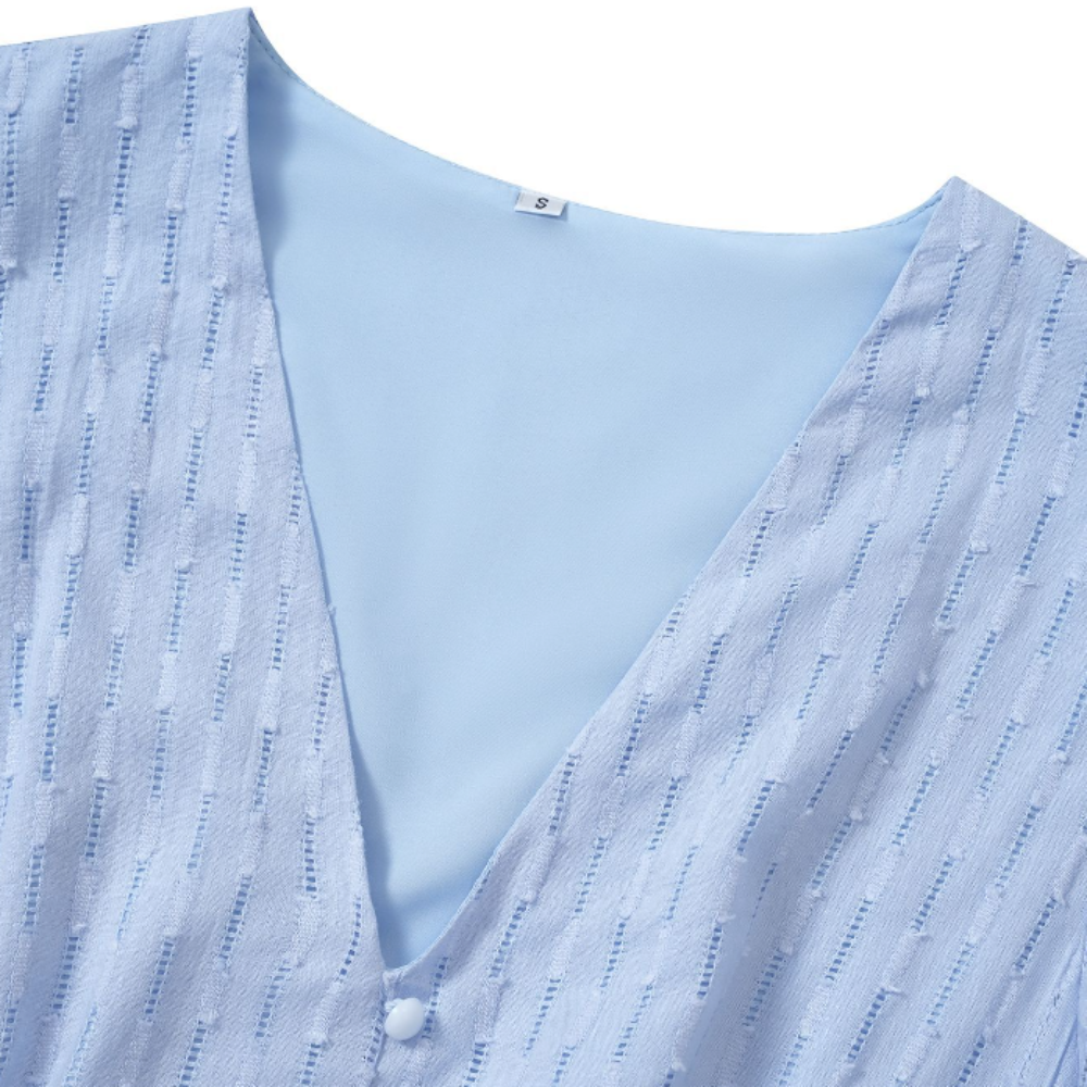 Damen Sommerkleid mit V-Ausschnitt