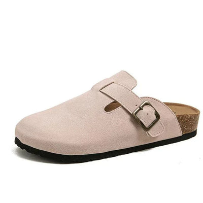Alex - Orthopädische Unisex-Clogs aus Wildleder mit Korkfußbett