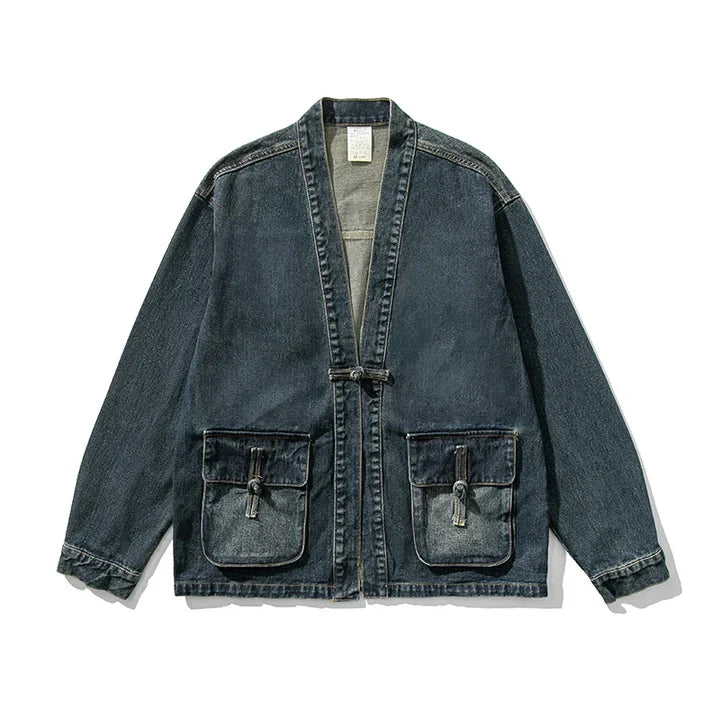 CECANIA - KIMONO-JACKE AUS DENIM