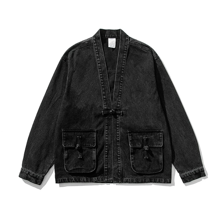CECANIA - KIMONO-JACKE AUS DENIM