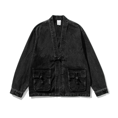 CECANIA - KIMONO-JACKE AUS DENIM