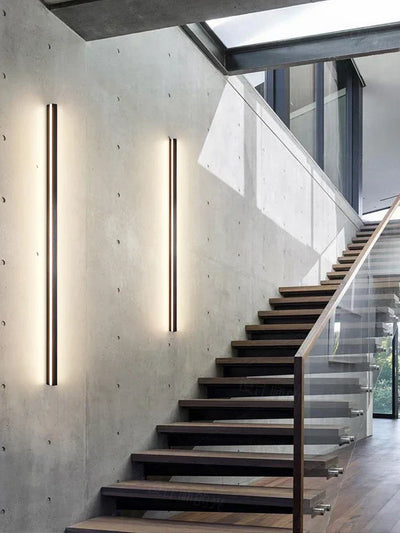 NeroEdge SleekLine Wasserdichte LED Wandleuchte – Moderne Außenlampe in Schwarz