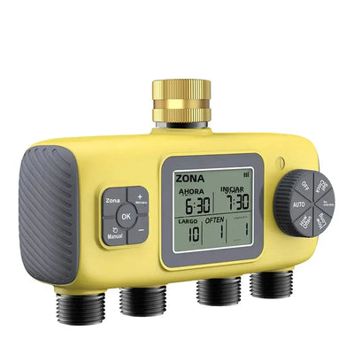 HydroVista - 4-Zonen Digital-Wassersystem mit LCD-Bildschirm und IPX7 Wasserfestes Smart-Ventilsystem
