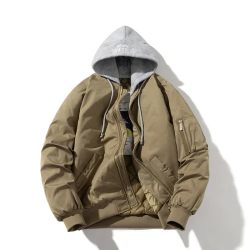 Urban | Modern Bequemer Pilot Bomber Herrenjacke