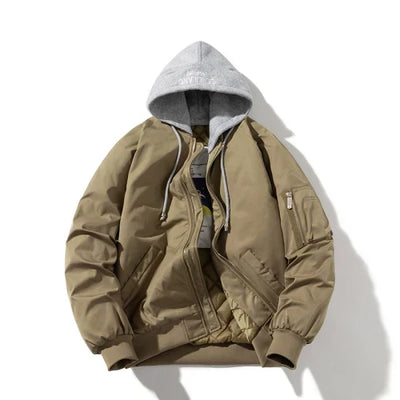 Urban | Modern Bequemer Pilot Bomber Herrenjacke