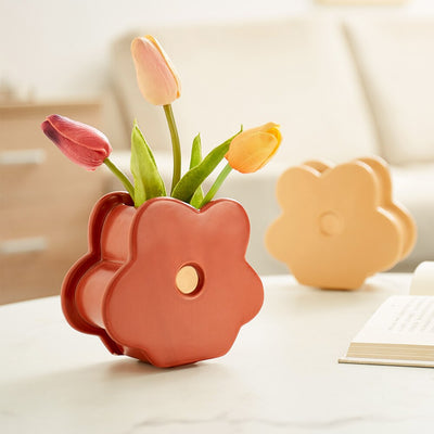 Nordic Bloom Vase – Lebendiges dekoratives Akzent