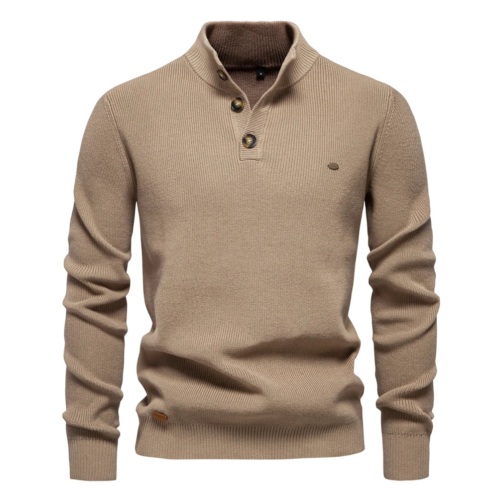 Szczerba - Pullover Mit Knopf Gestaltung