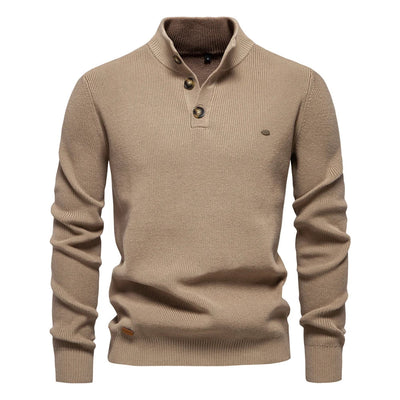 Szczerba - Pullover Mit Knopf Gestaltung