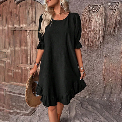 Arabella | Sommerkleid mit gerafften Ärmeln