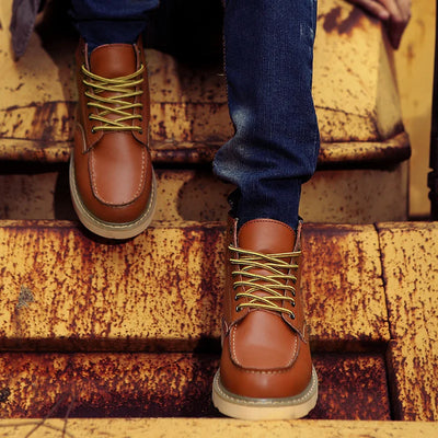 Kurze Retro-Stiefel im britischen Stil, elegant, bequem, modern für Herren