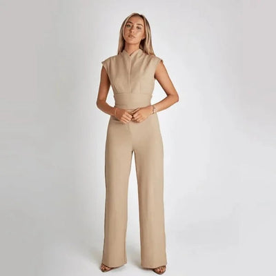 Luna | Sleeveless Jumpsuit with Wide Leg for Women