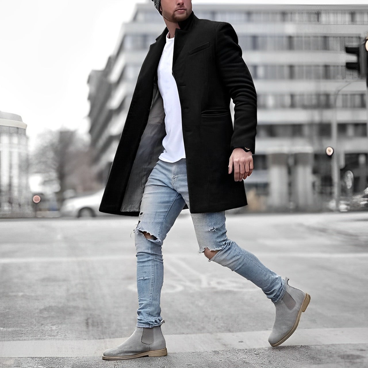 Eleganter Mantel für Männer