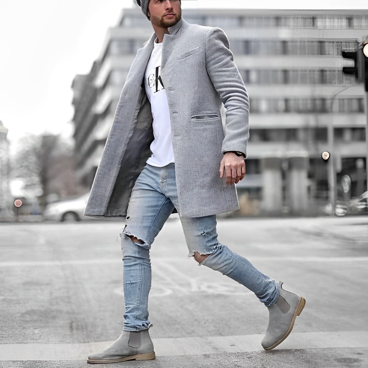 Eleganter Mantel für Männer