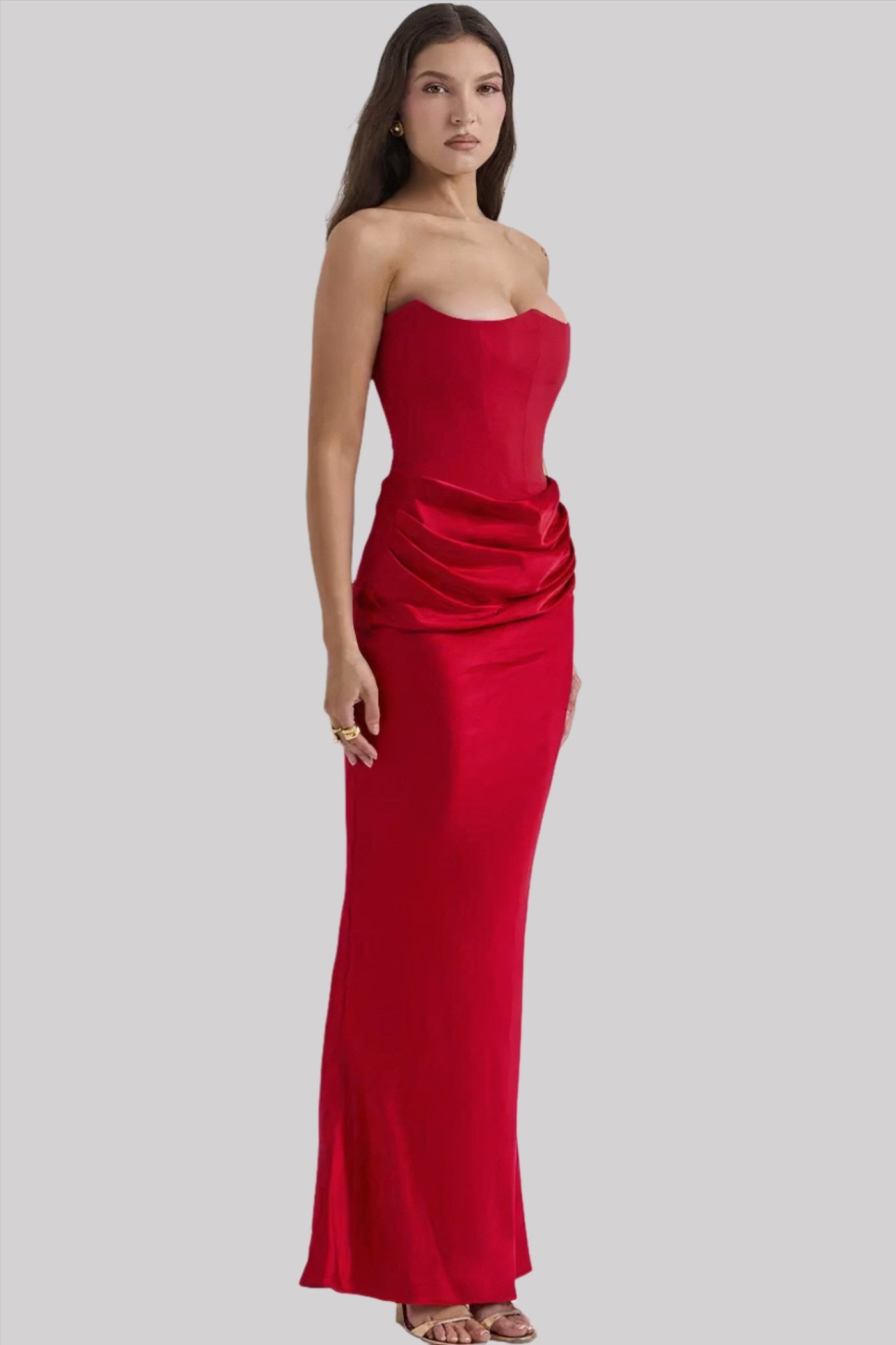 Ariana - Sexy Korsett Maxikleid