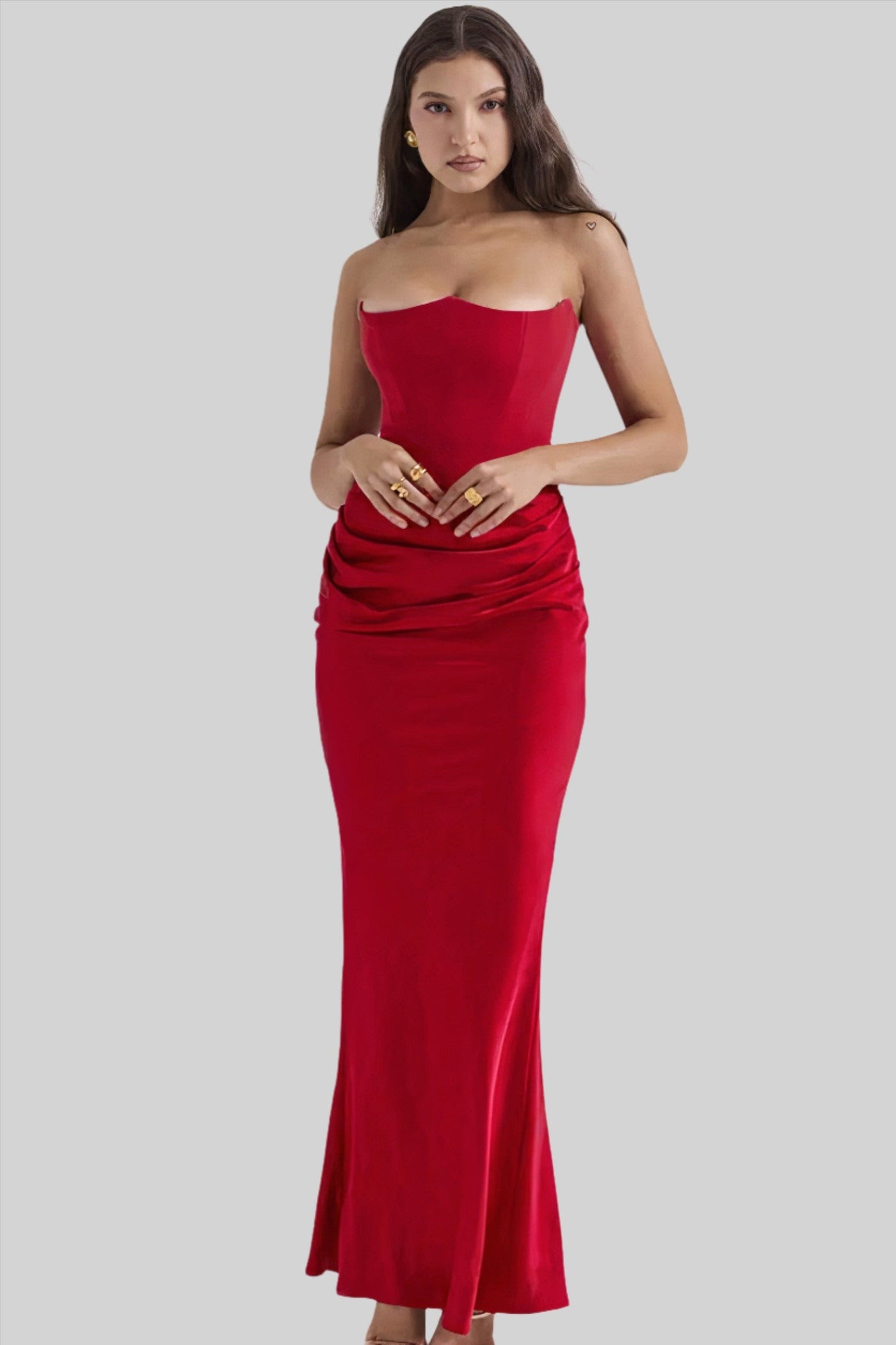 Ariana - Sexy Korsett Maxikleid