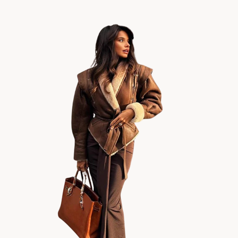 Ulrika | Vintage Shearling Damenjacke