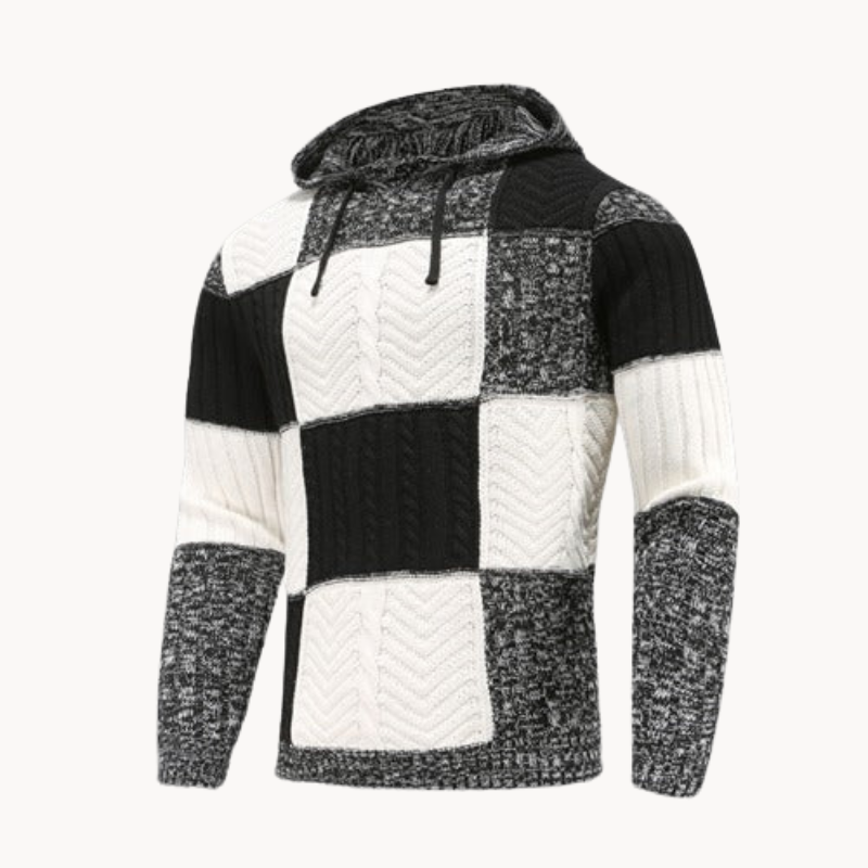 Adrien | Bequemer warmer Herren-Kapuzenpullover