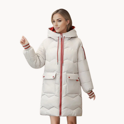 Alessia | Kuscheliger Winter gefütterter Parka Damenmantel