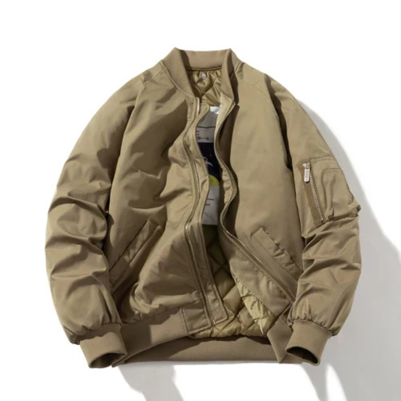 Urban | Modern Bequemer Pilot Bomber Herrenjacke
